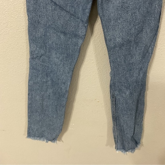 Reformation Serena High Skinny Crop Jeans Lanai destroyed Size 24 - Picture 6 of 10